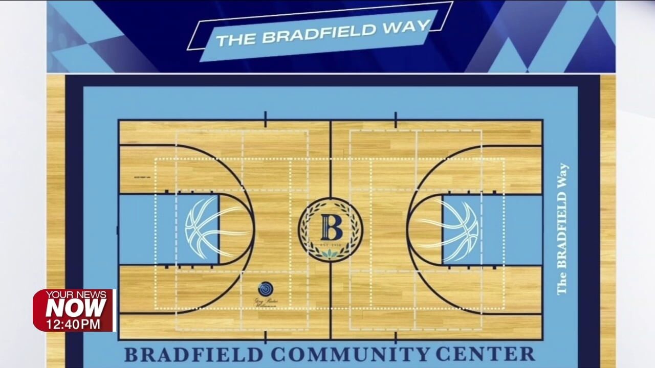 Bradfield Community Center starting capital improvements, including a new basketball court floor